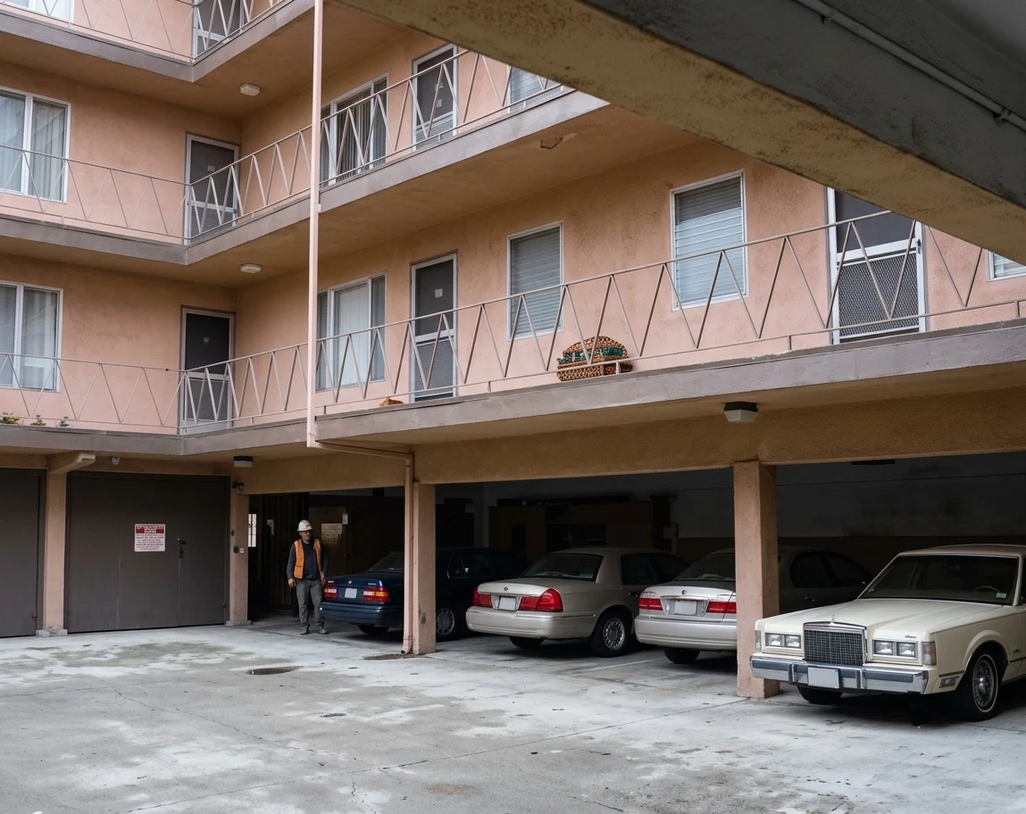 Soft story retrofit construction in Beverly Hills, California