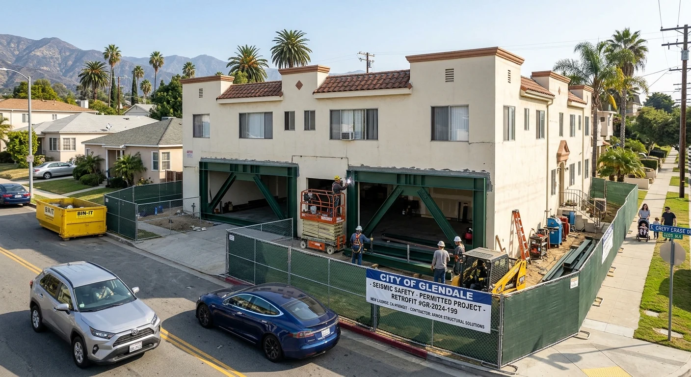 Soft Story Retrofit in Glendale, California