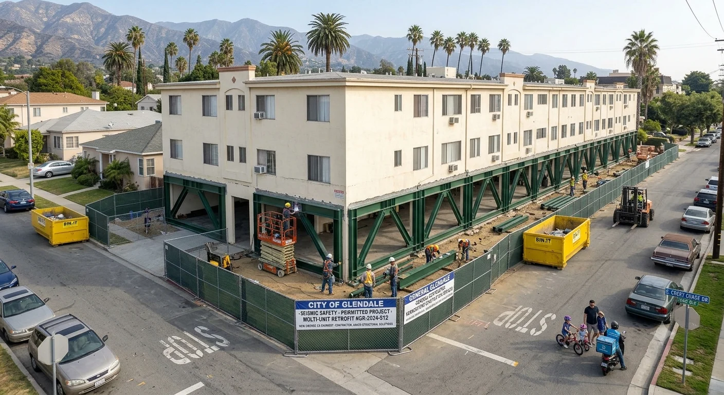 Soft Story Retrofit in Glendale, California