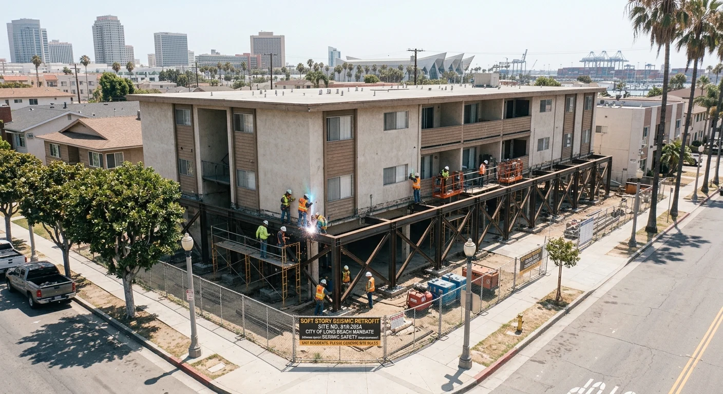 Soft Story Retrofit in Long Beach, California
