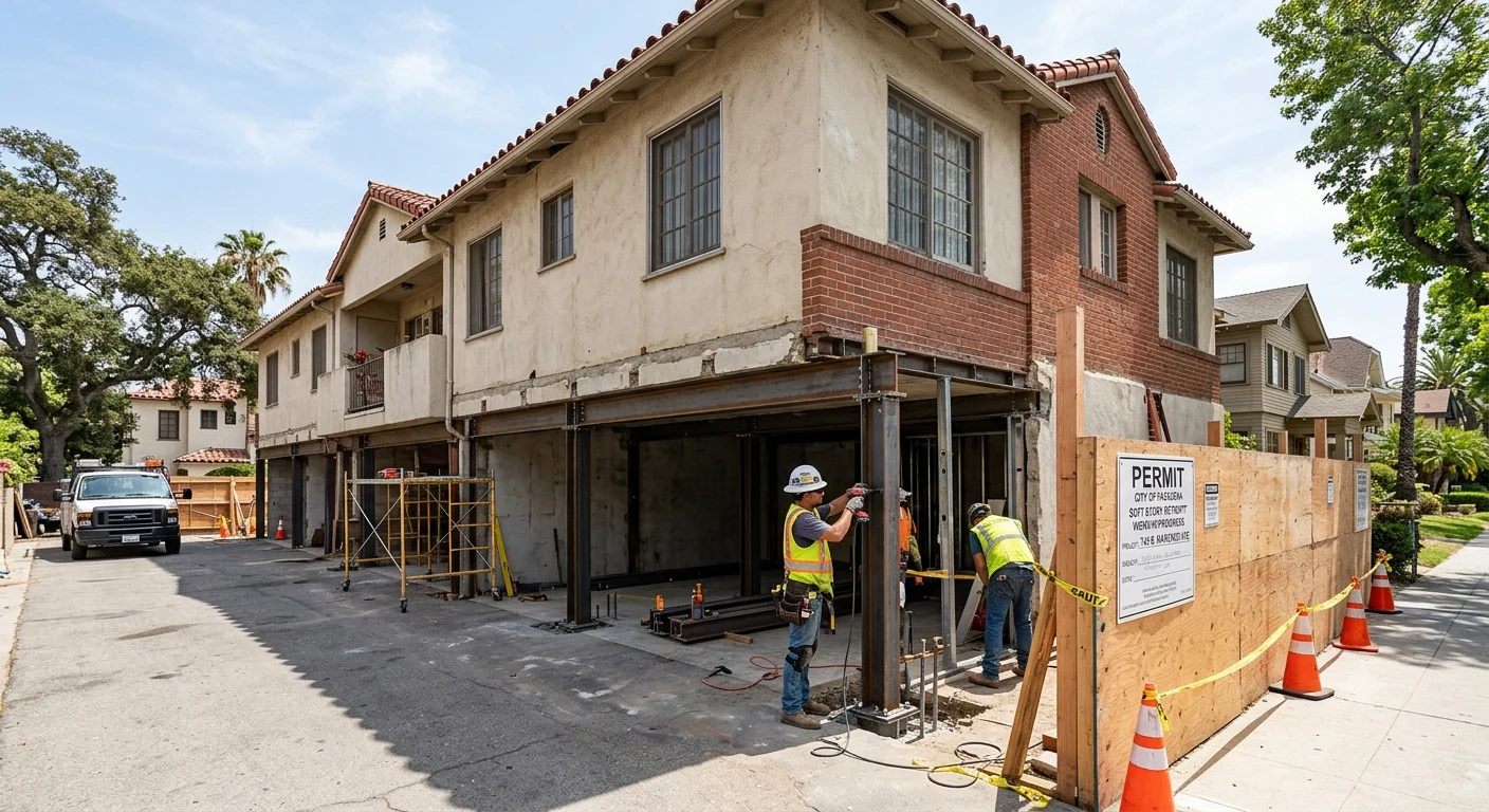 Soft Story Retrofit in Pasadena, CA