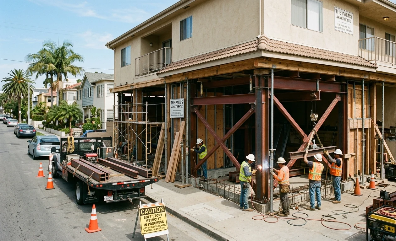 Soft Story Retrofit in Santa Monica, CA