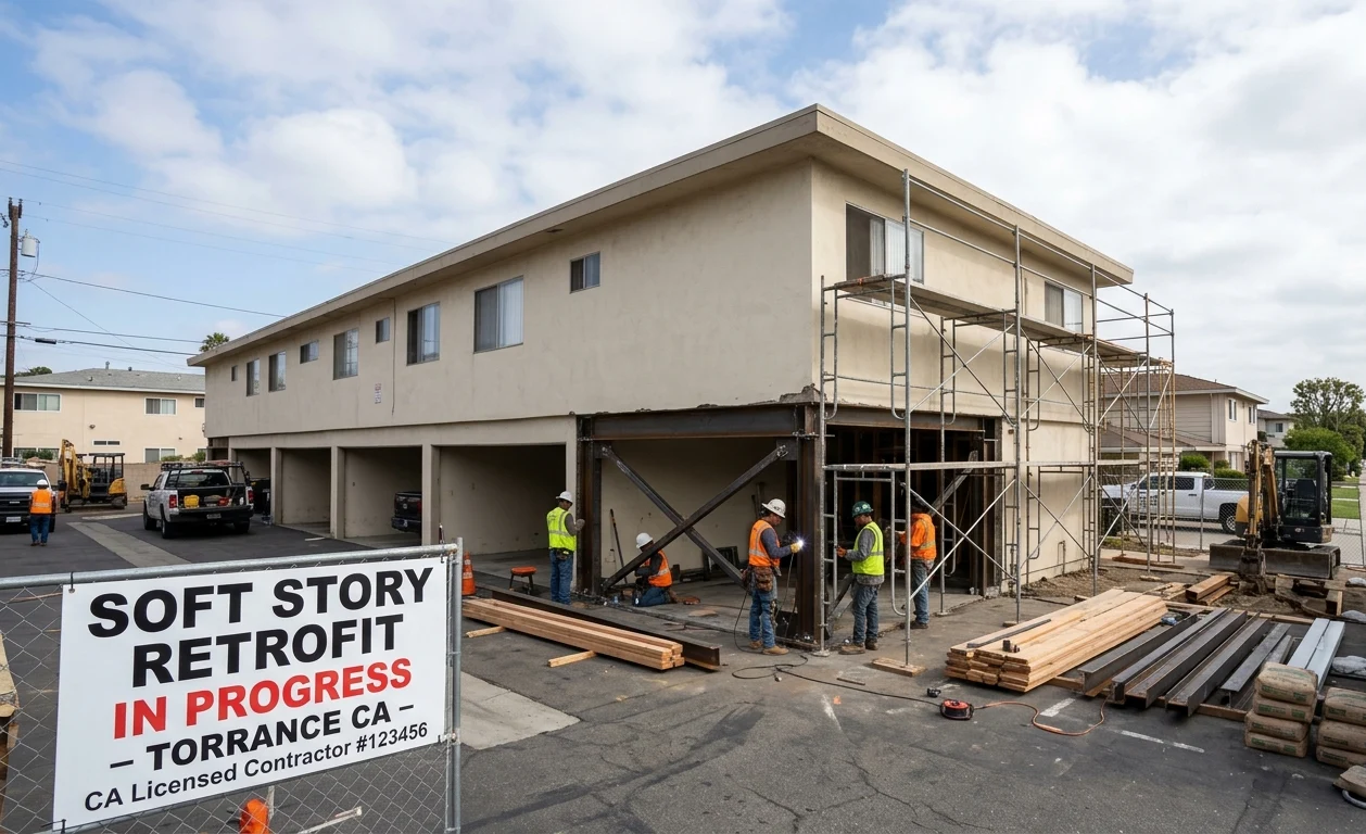 Soft Story Retrofit in Torrance, CA