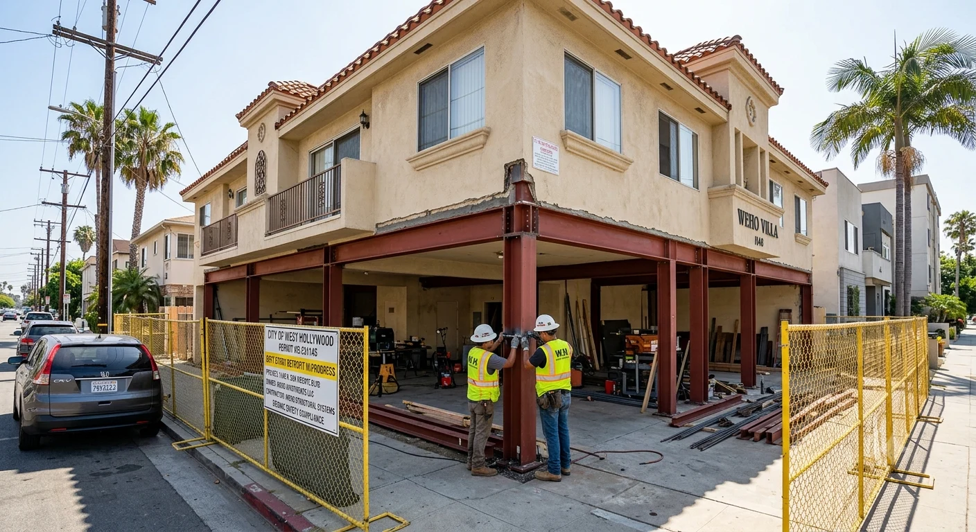 Soft Story Retrofit in West Hollywood, CA