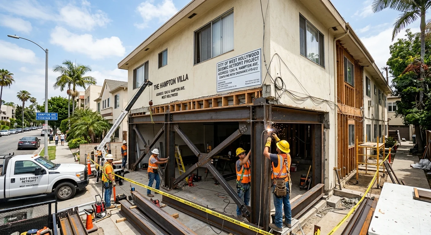 Soft Story Retrofit in West Hollywood, CA
